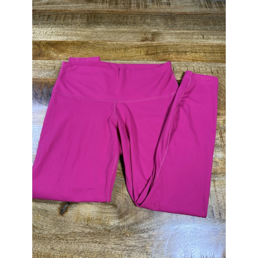 Nike Dri Fit Leggings Womens Pink L High Rise Athletic Running Gym